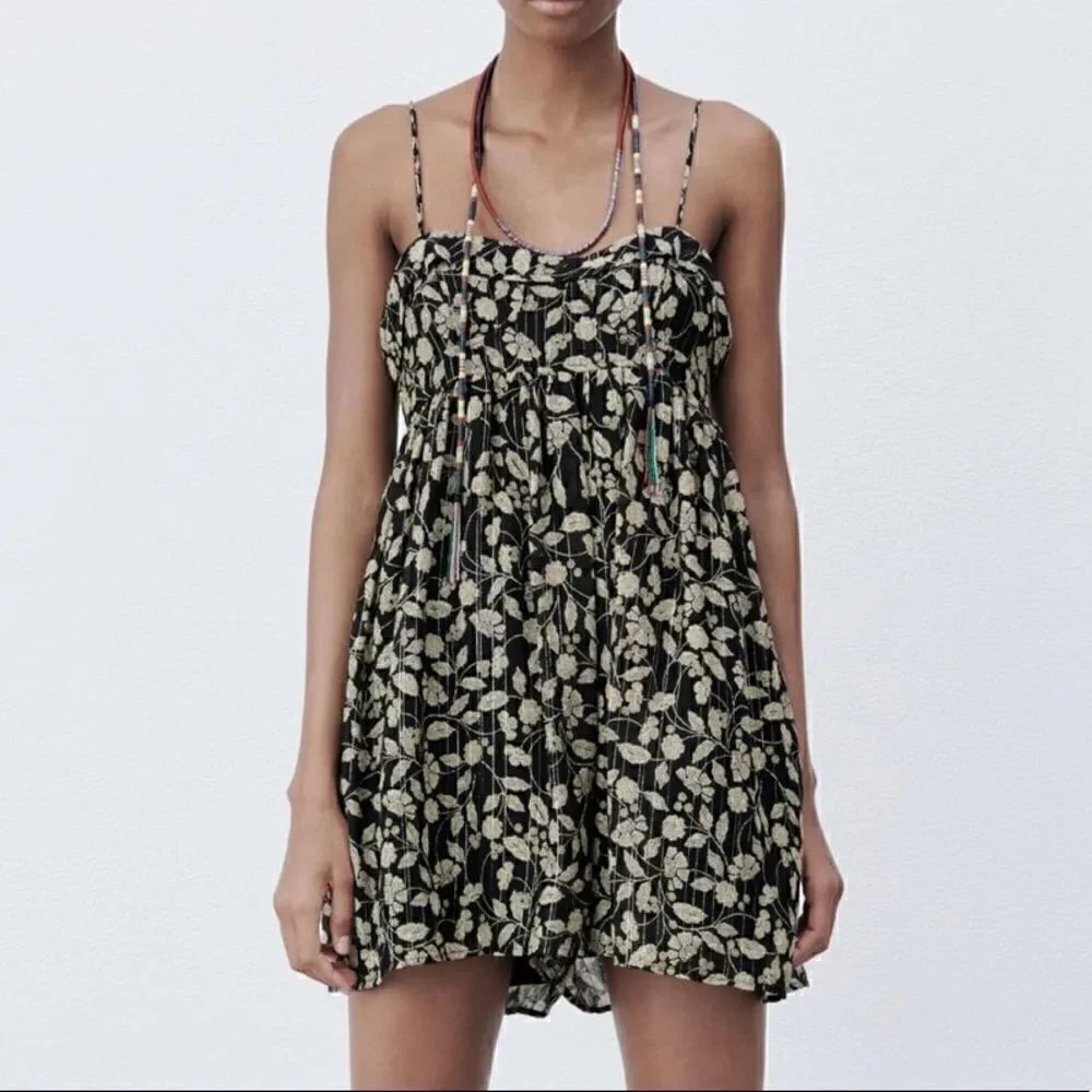 NWT Zara Printed Jumpsuit 